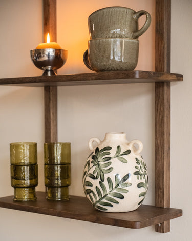 Deco Vaas Bladeren Groen - Things I Like Things I Love