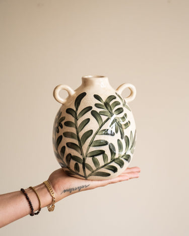 Deco Vaas Bladeren Groen - Things I Like Things I Love