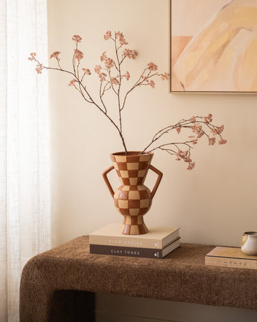 Deco Vaas Blocsy Geruit - Things I Like Things I Love