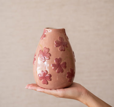Deco Vaas Clover Dolomiet Roze - Things I Like Things I Love