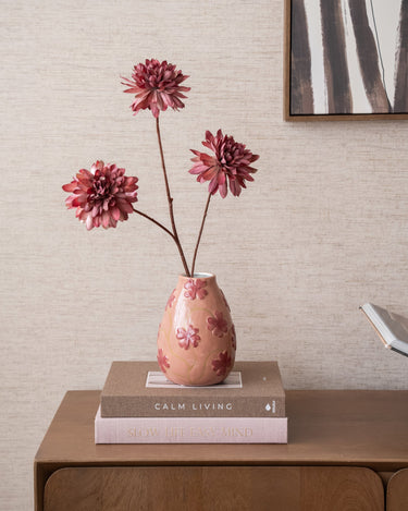 Deco Vaas Clover Dolomiet Roze - Things I Like Things I Love