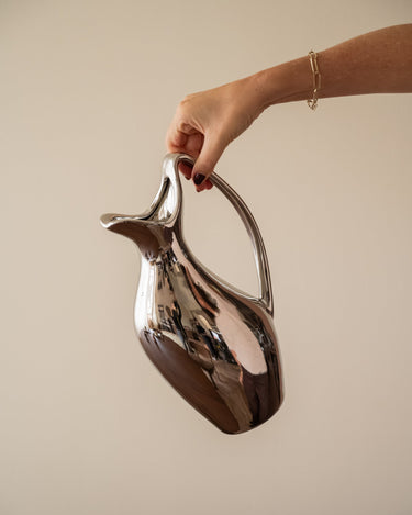 Deco Vaas Comete Chroom - Things I Like Things I Love