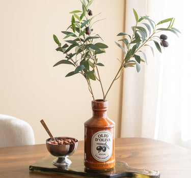 Deco Vaas Olio D'oliva Rood - Things I Like Things I Love