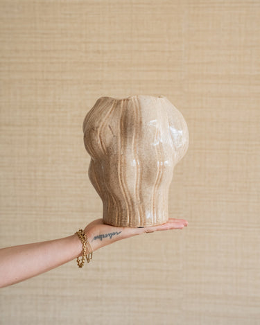 Deco Vaas Organisch Beige - Things I Like Things I Love
