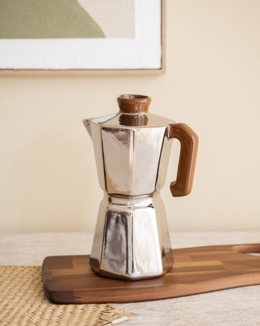 Deco Vaas Percolator Mells Chroom - Things I Like Things I Love