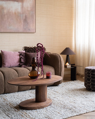 Deco Vaas Suna Glas Bruin - Things I Like Things I Love