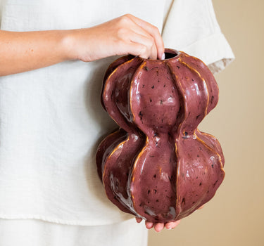 Deco Vaas Tubo Murkey Bordeaux - Things I Like Things I Love