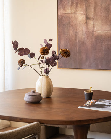 Deco Vaas Vertice Gestreept Rond - Things I Like Things I Love