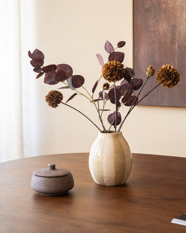 Deco Vaas Vertice Gestreept Rond - Things I Like Things I Love