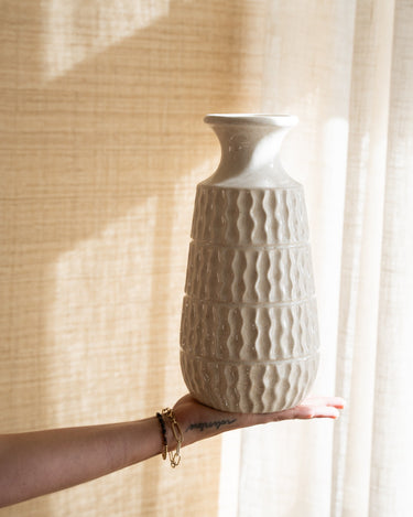 Deco Vase Aztec Beige - Things I Like Things I Love