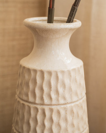 Deco Vase Aztec Beige - Things I Like Things I Love