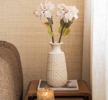 Deco Vase Aztec Beige - Things I Like Things I Love