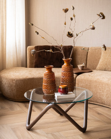 Deco Vase Aztec Brown - Things I Like Things I Love