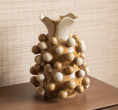 Deco Vase Bobby Ochre - Things I Like Things I Love