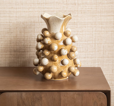 Deco Vase Bobby Ochre - Things I Like Things I Love