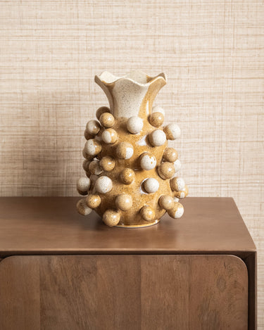 Deco Vase Bobby Ochre - Things I Like Things I Love