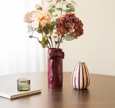 Deco Vase Bow Cherry - Medium - Things I Like Things I Love