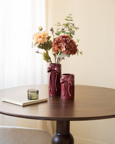 Deco Vase Bow Cherry - Small - Things I Like Things I Love