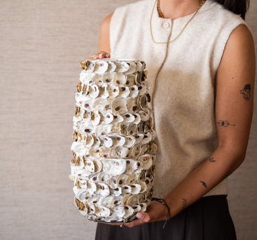 Deco Vase Carmel Shell - Things I Like Things I Love