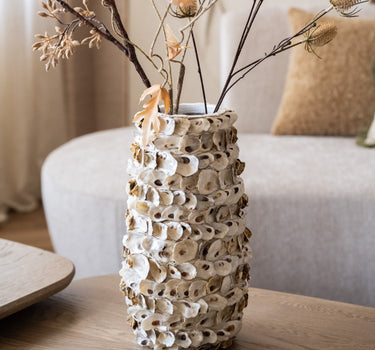 Deco Vase Carmel Shell - Things I Like Things I Love