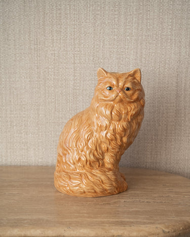 Deco Vase Cat Orange - Things I Like Things I Love