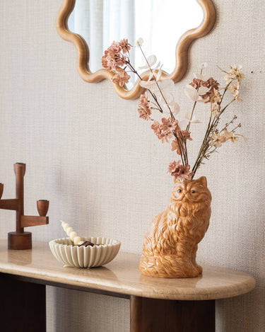 Deco Vase Cat Orange - Things I Like Things I Love