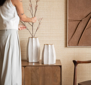 Deco Vase Chiado Beige - Things I Like Things I Love