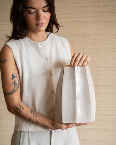 Deco Vase Chiado Beige - Things I Like Things I Love