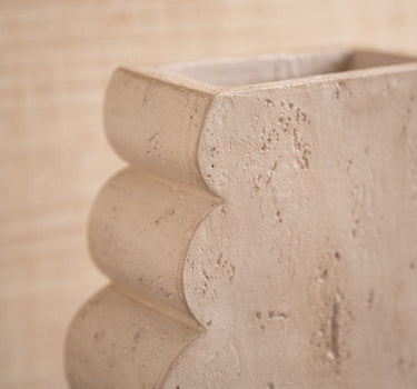 Deco Vase Cloudy Beige - Things I Like Things I Love