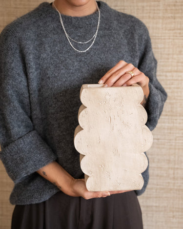 Deco Vase Cloudy Beige - Things I Like Things I Love