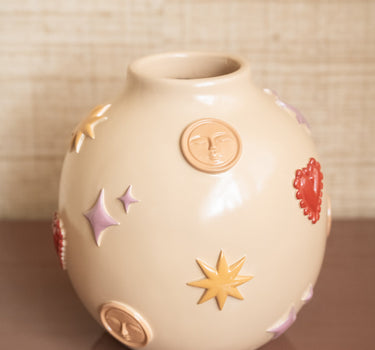 Deco Vase Cosmic Symbols - Things I Like Things I Love