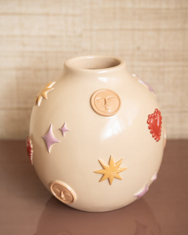 Deco Vase Cosmic Symbols - Things I Like Things I Love
