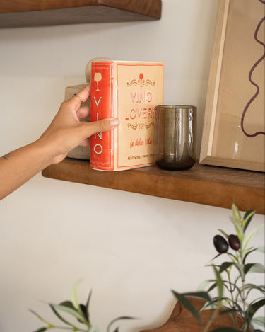Deco Vase / Cutlery Jar Book Vino Lovers - Things I Like Things I Love