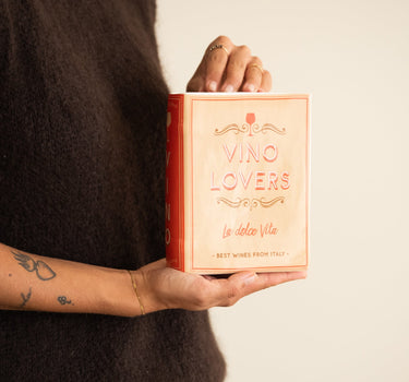 Deco Vase / Cutlery Jar Book Vino Lovers - Things I Like Things I Love