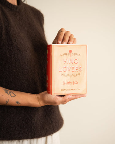 Deco Vase / Cutlery Jar Book Vino Lovers - Things I Like Things I Love