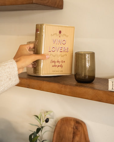 Deco Vase / Cutlery Jar Book Vino Lovers - Things I Like Things I Love