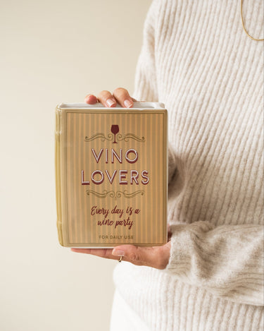 Deco Vase / Cutlery Jar Book Vino Lovers - Things I Like Things I Love