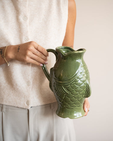 Deco Vase Fish Green - Things I Like Things I Love