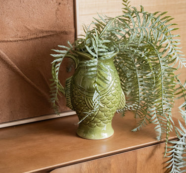 Deco Vase Fish Green - Things I Like Things I Love