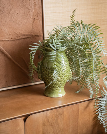 Deco Vase Fish Green - Things I Like Things I Love
