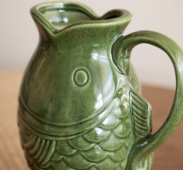 Deco Vase Fish Green - Things I Like Things I Love