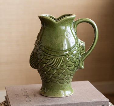 Deco Vase Fish Green - Things I Like Things I Love