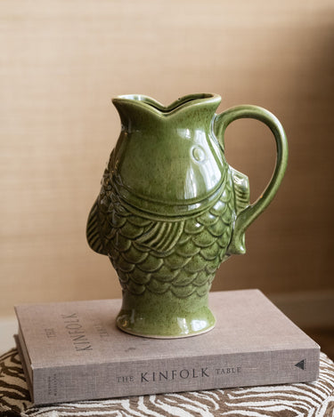 Deco Vase Fish Green - Things I Like Things I Love