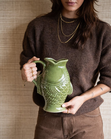 Deco Vase Fish Green - Things I Like Things I Love