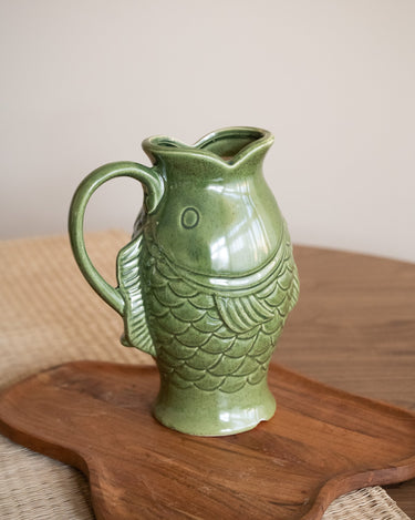 Deco Vase Fish Green - Things I Like Things I Love