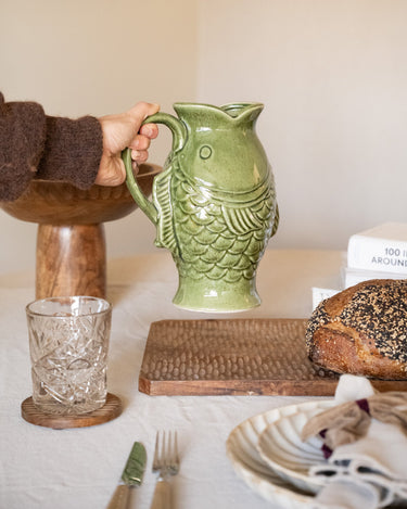 Deco Vase Fish Green - Things I Like Things I Love