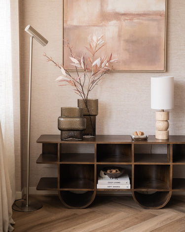 Deco Vase Fluence Glass Brown - Things I Like Things I Love