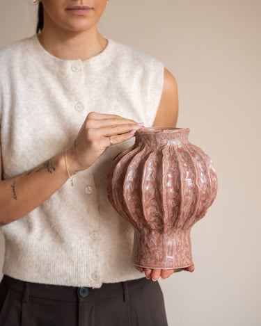 Deco Vase Hakone Coral Pink - Things I Like Things I Love