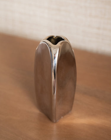 Deco Vase Heart Chrome - Things I Like Things I Love