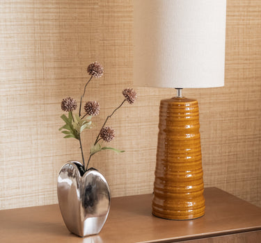 Deco Vase Heart Chrome - Things I Like Things I Love